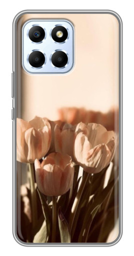 Чехол с картинкой "Тюльпаны на солнце" для Huawei Honor X6