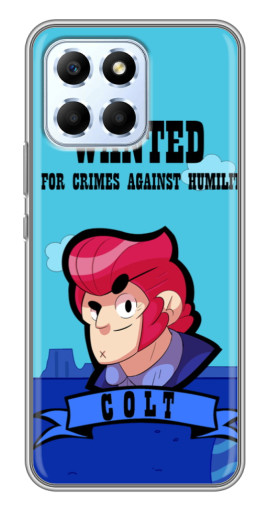 Чехол с принтом "WANTED COLT" для Huawei Honor X6