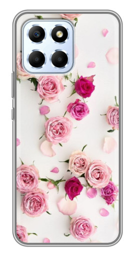 Чехол с печатью "Яркие розы" для Huawei Honor X6