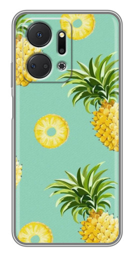 Чехол с печатью "Ананасик" для Huawei Honor X7a