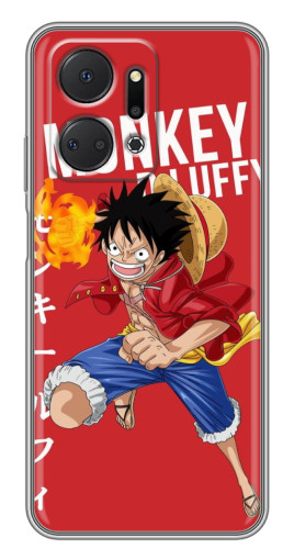 Чехол с печатью "Атакующий D Luffy" для Huawei Honor X7a