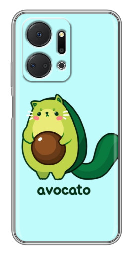 Чехол с картинкой "Avocato" для Huawei Honor X7a