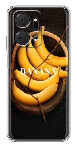 Чехол с печатью "Banana" для Huawei Honor X7a