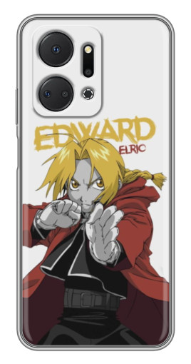 Чехол с печатью "Боевй Erlic" для Huawei Honor X7a