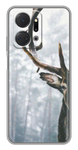 Чехол с печатью "Большой олень" для Huawei Honor X7a