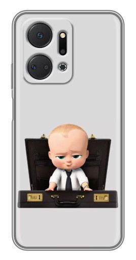 Чехол с картинкой "Босс с чемоданом" для Huawei Honor X7a