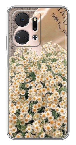 Силиконовый чехол с изображением "Букет ромашек" для Huawei Honor X7a