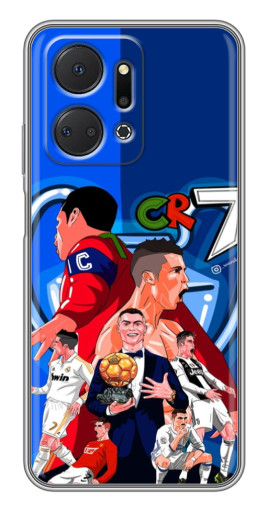 Чехол с принтом "CR7" для Huawei Honor X7a