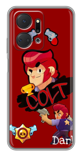 Чехол с печатью "Dark Colt" для Huawei Honor X7a