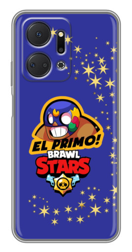 Чехол с принтом "El Primo в маске" для Huawei Honor X7a