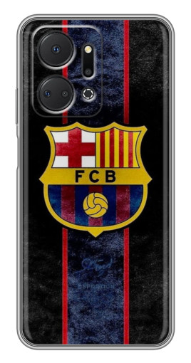 Силиконовый чехол с изображением "FCB" для Huawei Honor X7a