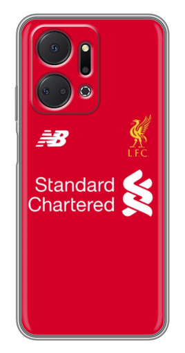 Чехол с печатью "Форма Liverpool" для Huawei Honor X7a