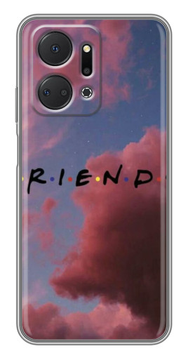 Силиконовый чехол с изображением "Friends" для Huawei Honor X7a