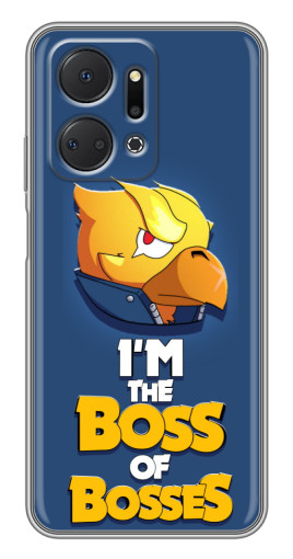 Силиконовый чехол с изображением "Gold Boss" для Huawei Honor X7a