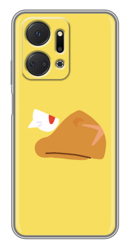 Чехол с принтом "Gold Crow" для Huawei Honor X7a