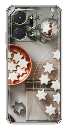 Чехол с принтом "Имбирные звездочки" для Huawei Honor X7a