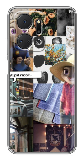 Чехол с картинкой "Коллаж Джуди" для Huawei Honor X7a