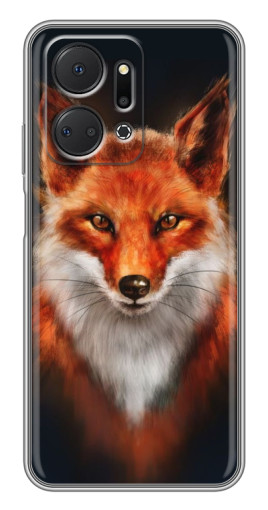 Чехол с печатью "Красивая лиса" для Huawei Honor X7a