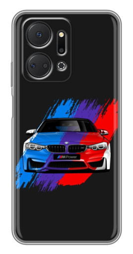 Чехол с принтом "Красочный BMW" для Huawei Honor X7a