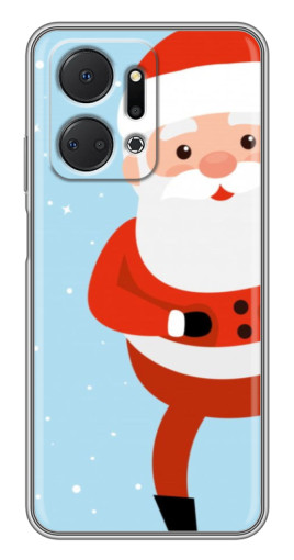 Силиконовый чехол с изображением "Крутой Дед Мороз" для Huawei Honor X7a