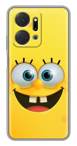 Чехол с картинкой "Квадратный Губка Боб" для Huawei Honor X7a
