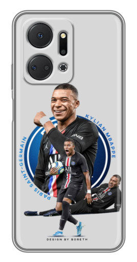 Чехол с картинкой "Kylian Mbappe" для Huawei Honor X7a