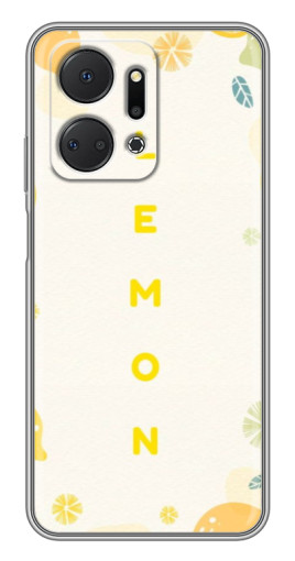Чехол с печатью "Lemon" для Huawei Honor X7a
