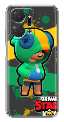 Чехол с печатью "Leon Brawl Stars" для Huawei Honor X7a