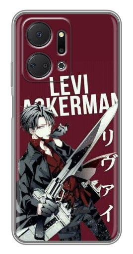 Силиконовый чехол с изображением "levi Ackerman" для Huawei Honor X7a