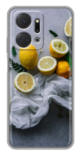 Чехол с печатью "Лимонное настроение" для Huawei Honor X7a