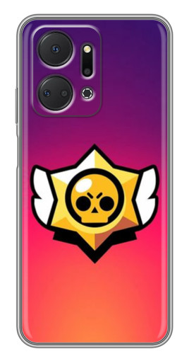 Чехол с картинкой "Логотип Brawl Stars" для Huawei Honor X7a