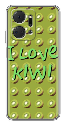 Чехол с печатью "Love Kiwi" для Huawei Honor X7a