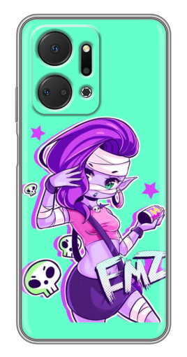 Чехол с принтом "Милая Emz" для Huawei Honor X7a