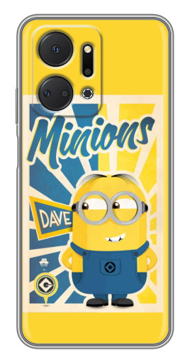 Чехол с печатью "Minions" для Huawei Honor X7a