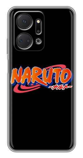 Чехол с принтом "Надпись Naruto" для Huawei Honor X7a