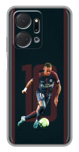 Силиконовый чехол с изображением "Неймар 10" для Huawei Honor X7a