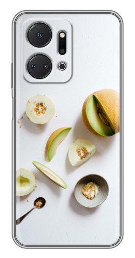 Чехол с принтом "Обед из дынь" для Huawei Honor X7a