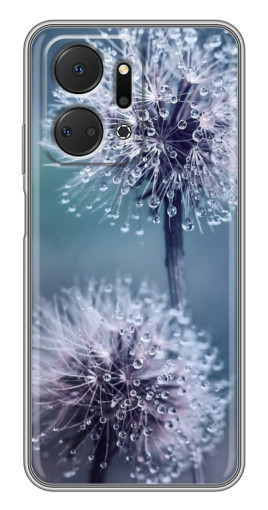 Чехол с печатью "Одуванчик с капельками" для Huawei Honor X7a
