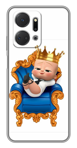 Силиконовый чехол с изображением "Ребенок Король" для Huawei Honor X7a
