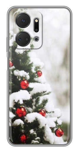 Чехол с принтом "Рождественская елка" для Huawei Honor X7a