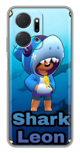 Чехол с принтом "Shark Leon" для Huawei Honor X7a