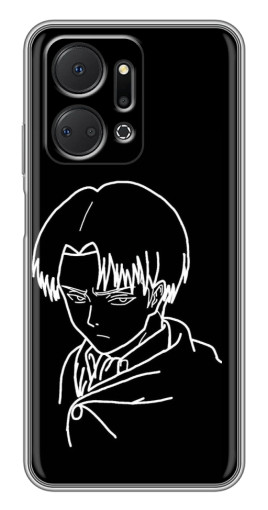 Чехол с принтом "Силуэт Леви" для Huawei Honor X7a