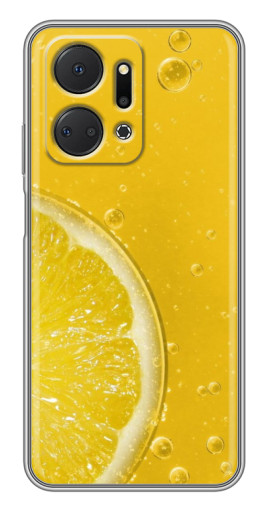 Силиконовый чехол с изображением "Сочный лимон" для Huawei Honor X7a