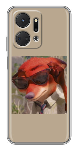 Силиконовый чехол с изображением "Стильный Ник" для Huawei Honor X7a