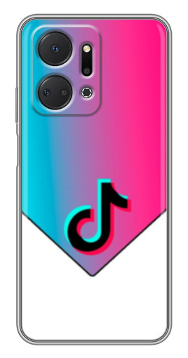 Чехол с печатью "Tiktok Logo" для Huawei Honor X7a