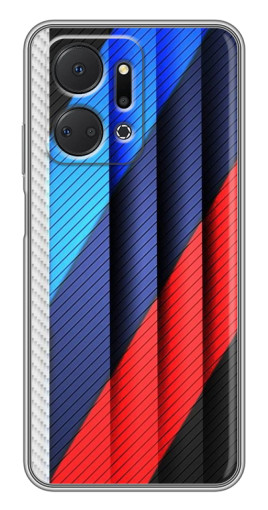Силиконовый чехол с изображением "Цвета лого БМВ" для Huawei Honor X7a