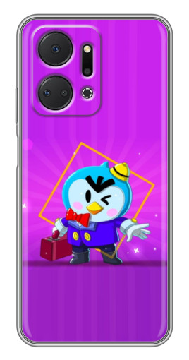 Чехол с картинкой "Яркий пингвин" для Huawei Honor X7a
