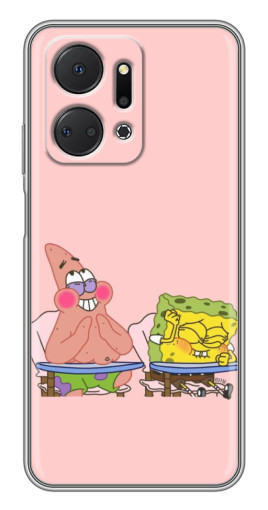Чехол с картинкой "За партой" для Huawei Honor X7a