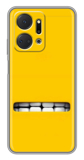 Силиконовый чехол с изображением "Зубы миньона" для Huawei Honor X7a