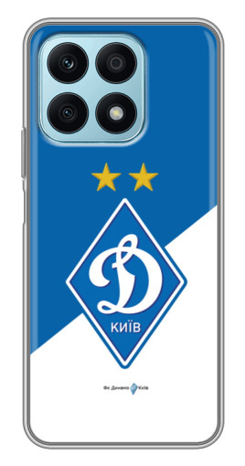 Чехол с картинкой "Бело-синий Динамо" для Huawei Honor X8a